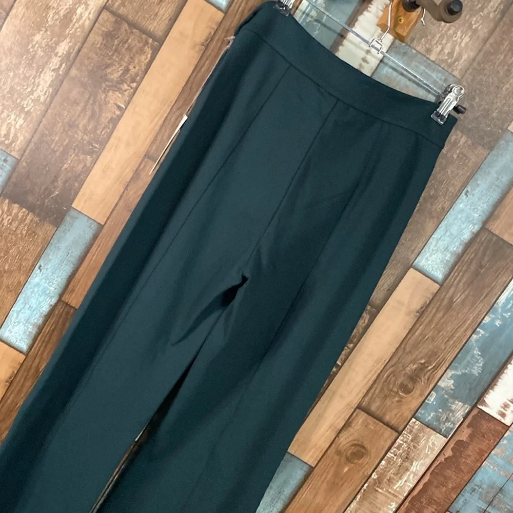 A new day green stretch high waisted flare slacks - Picture 14 of 16